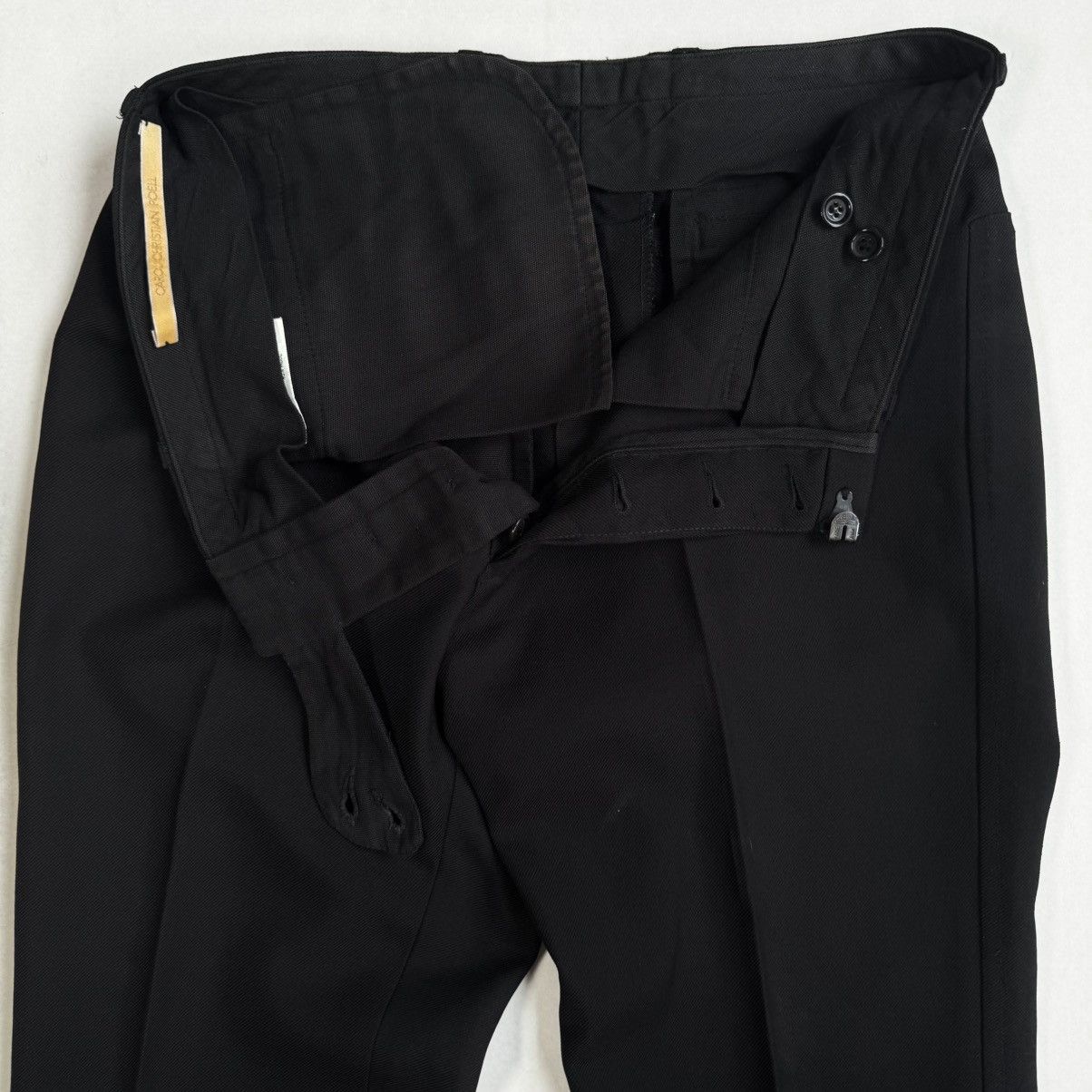 Carol Christian Poell AW1997/98 Carol Christian Poell Pleated Wool Pants/Trousers Size US 30 / EU 46 - 3 Thumbnail