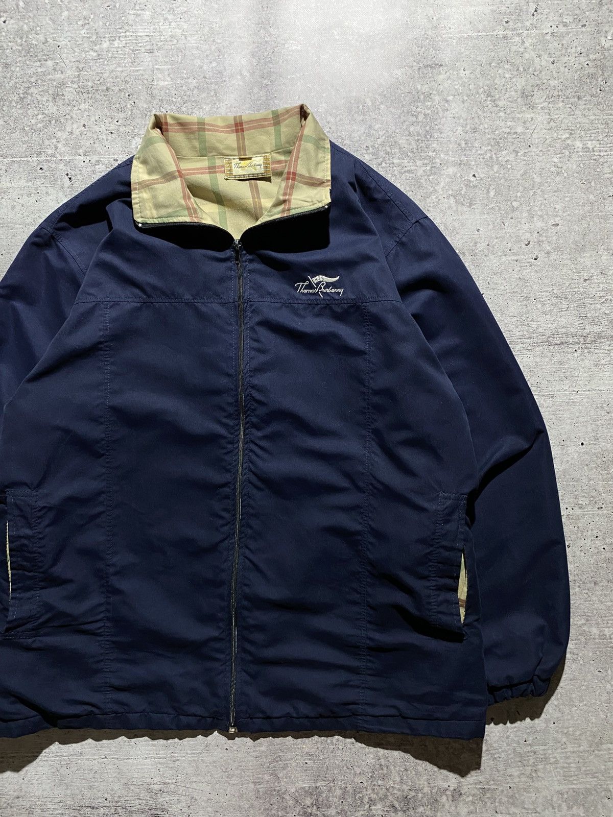Burberry × Vintage Thomas Burberry vintage bombers jacket Size US XL / EU 56 / 4 - 4 Thumbnail