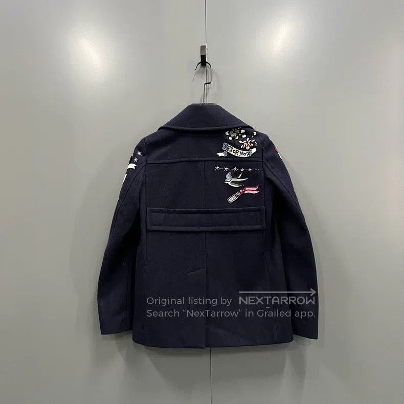 Valentino Valentino Embroidered double-breasted coat Size S / US 4 / IT 40 - 2 Thumbnail