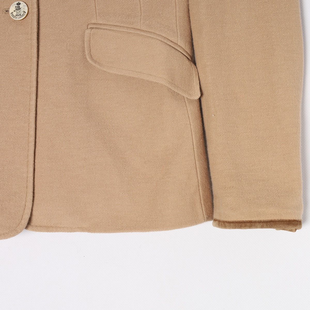 Ralph Lauren Ralph Lauren Beige Cotton Blazer Jacket Elbow Patch Size M / US 6-8 / IT 42-44 - 5 Thumbnail