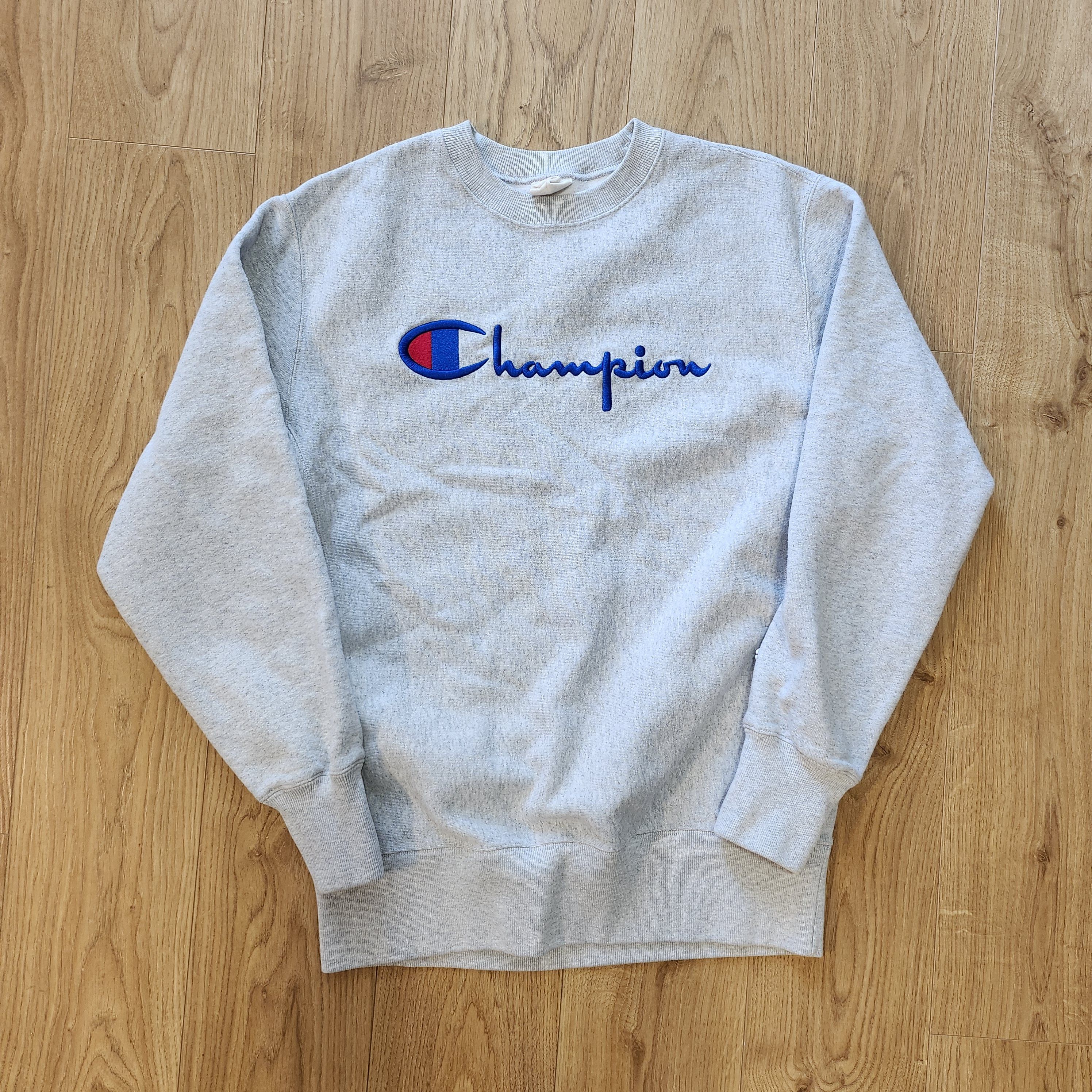 Champion Reverse wave Big Embroidery Logo Crewneck Size US XL / EU 56 / 4 - 1 Thumbnail