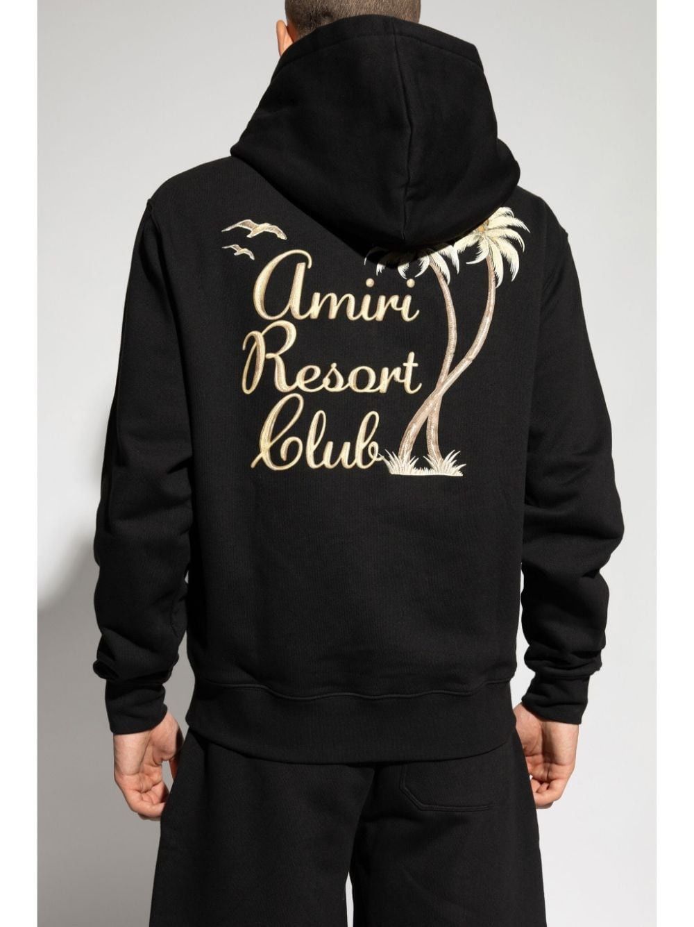 Amiri o1s1wg110625 Resort Club Logo Hoodie in Black Size US L / EU 52-54 / 3 - 2 Thumbnail