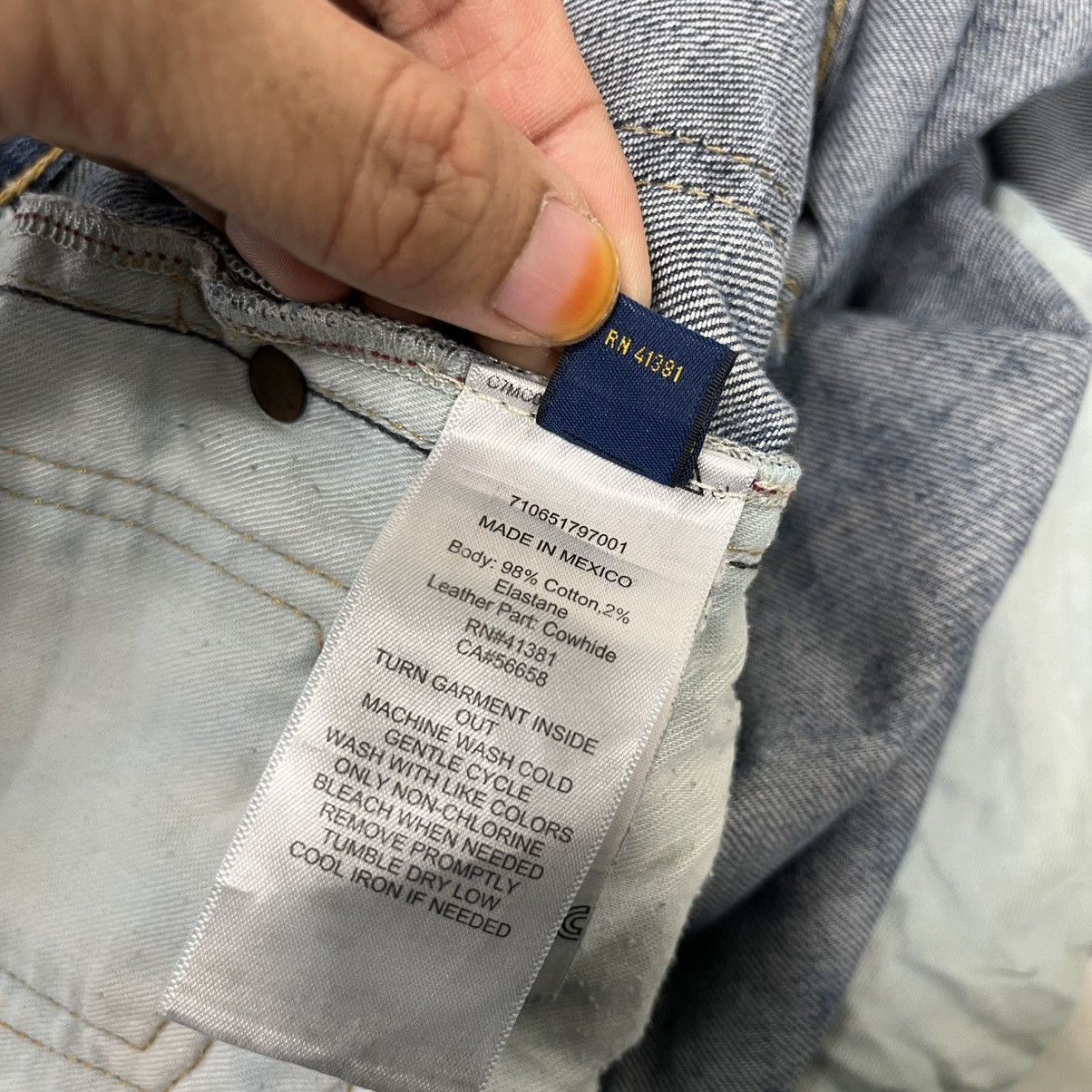 Polo Ralph Lauren Vintage Polo Ralph Lauren Denim Size US 32 / EU 48 - 18 Thumbnail