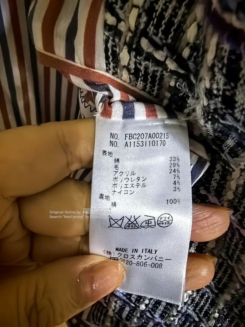 Thom Browne Thom Browne Multi Wool Silk Striped Plaid Fitted Blazer Size Size L / US 10 / IT 46 - 9 Thumbnail