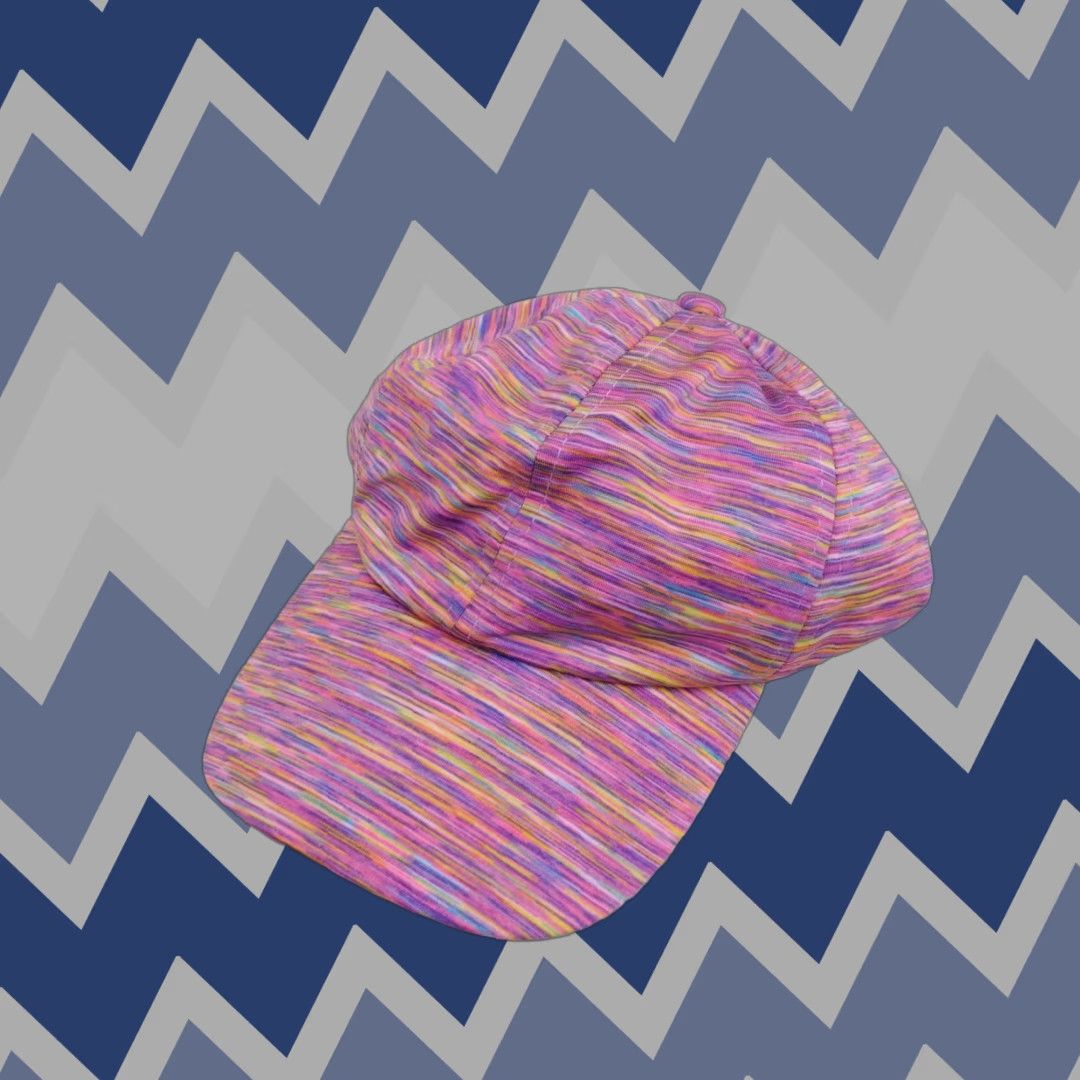 Vintage Women's Space-Dye Printed Baseball Cap Pink One Size Adjustable Canvas Polyester Abstract Space Mom Cap Womens Size ONE SIZE - 1 Thumbnail