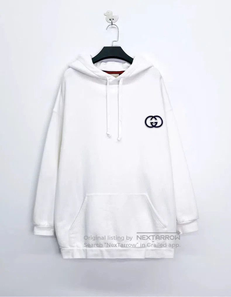 Gucci Gucci Embroidered Double G Logo Hoodie. Size US L / EU 52-54 / 3 - 1 Thumbnail