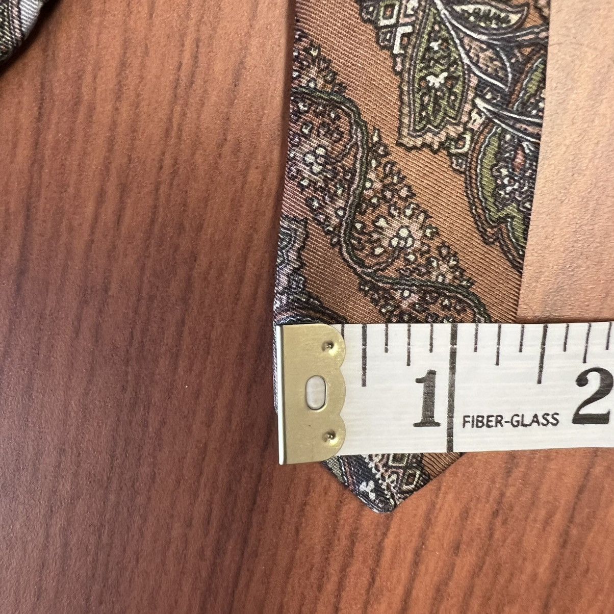 Lanvin Vtg Lanvin Paris Multi-Color Paisley Silk Tie 55”x3” Size ONE SIZE - 11 Thumbnail