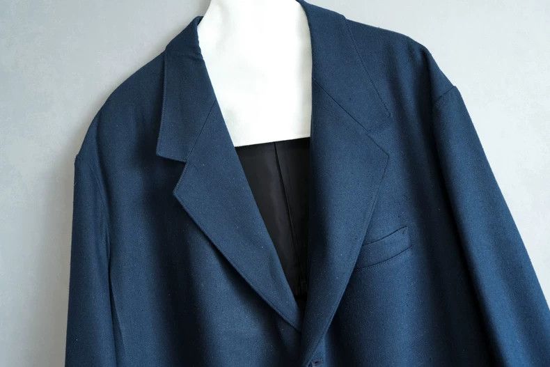 Yohji Yamamoto Yohji Yamamoto23SS silk denim jacquard coat 2503-Nextarrow Size US L / EU 52-54 / 3 - 5 Thumbnail