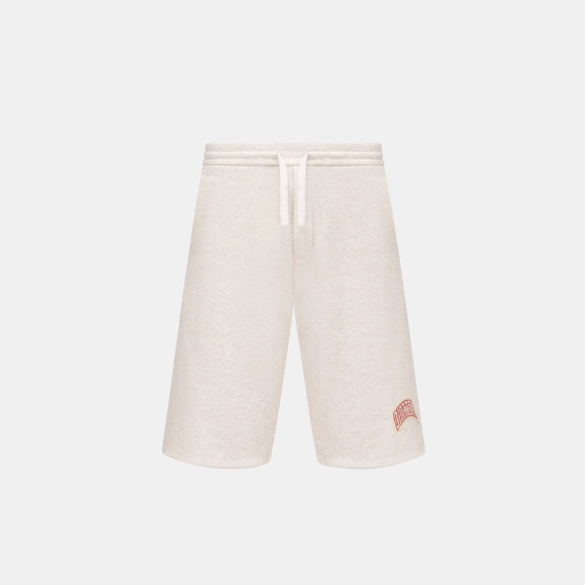o1bcso1str0225 Tears Track Shorts in Ecru