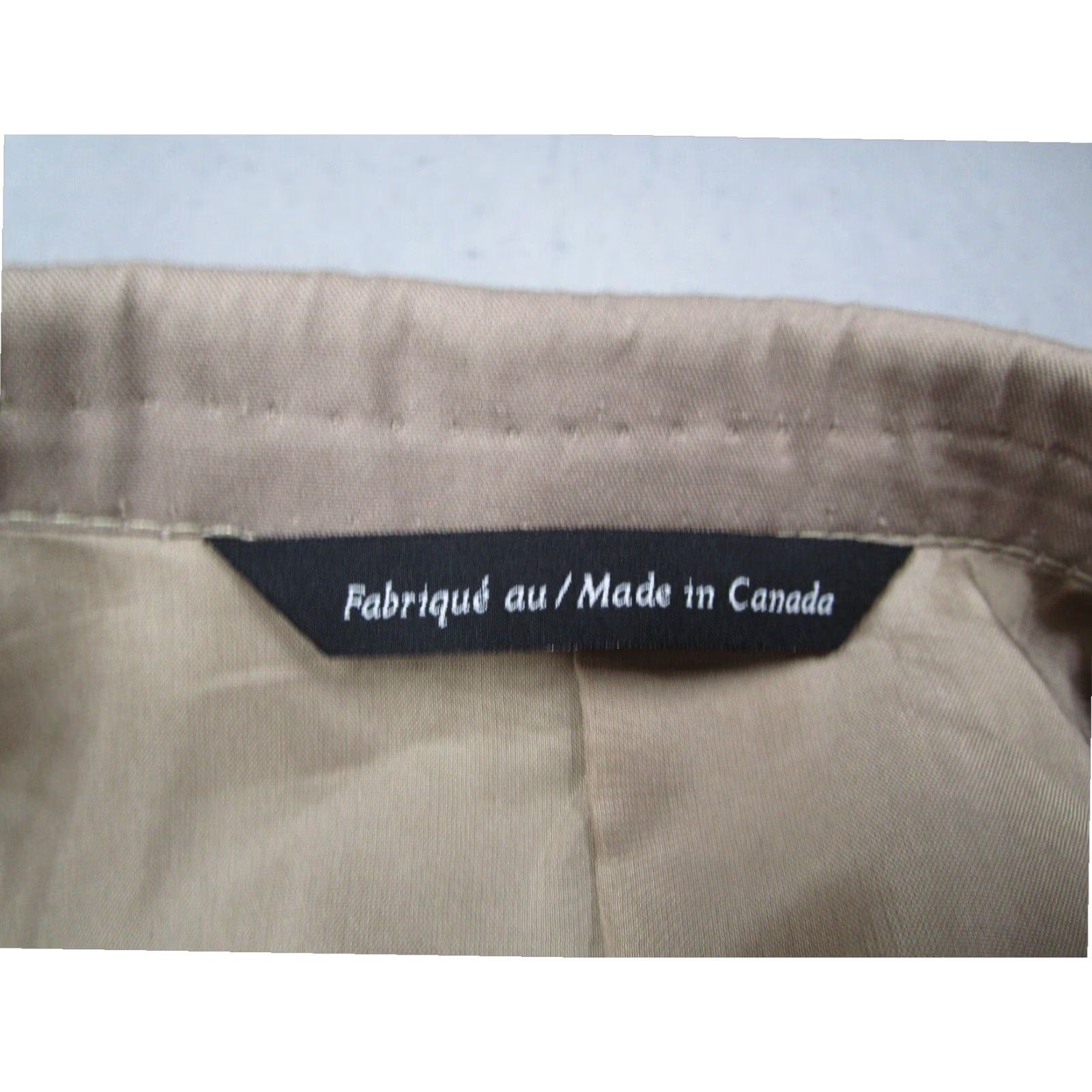 Vintage Gitman Bros. Mens 3 Button Beige Cotton Travel Blazer Sport Coat Size 41 Size 42R - 5 Thumbnail