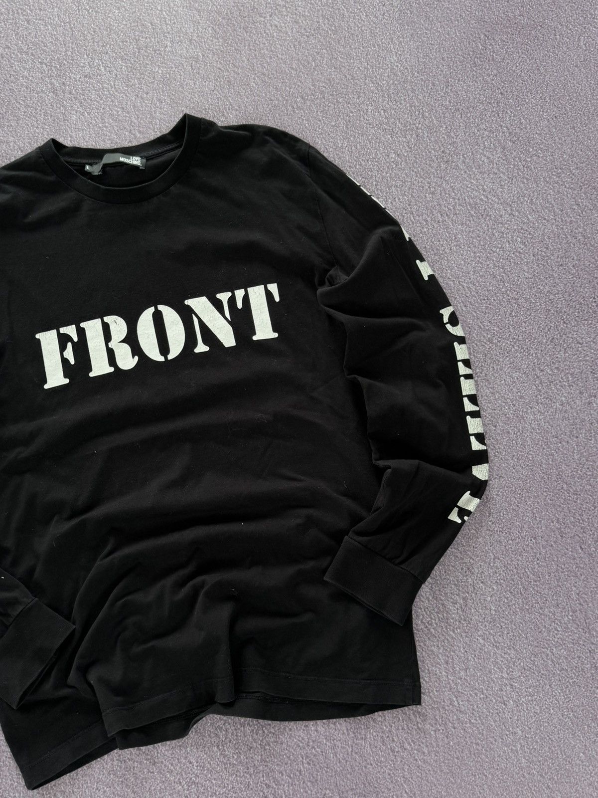 Moschino Y2K Archival Clothing Moschino 00s Long Sleeve Tee Size US L / EU 52-54 / 3 - 5 Thumbnail