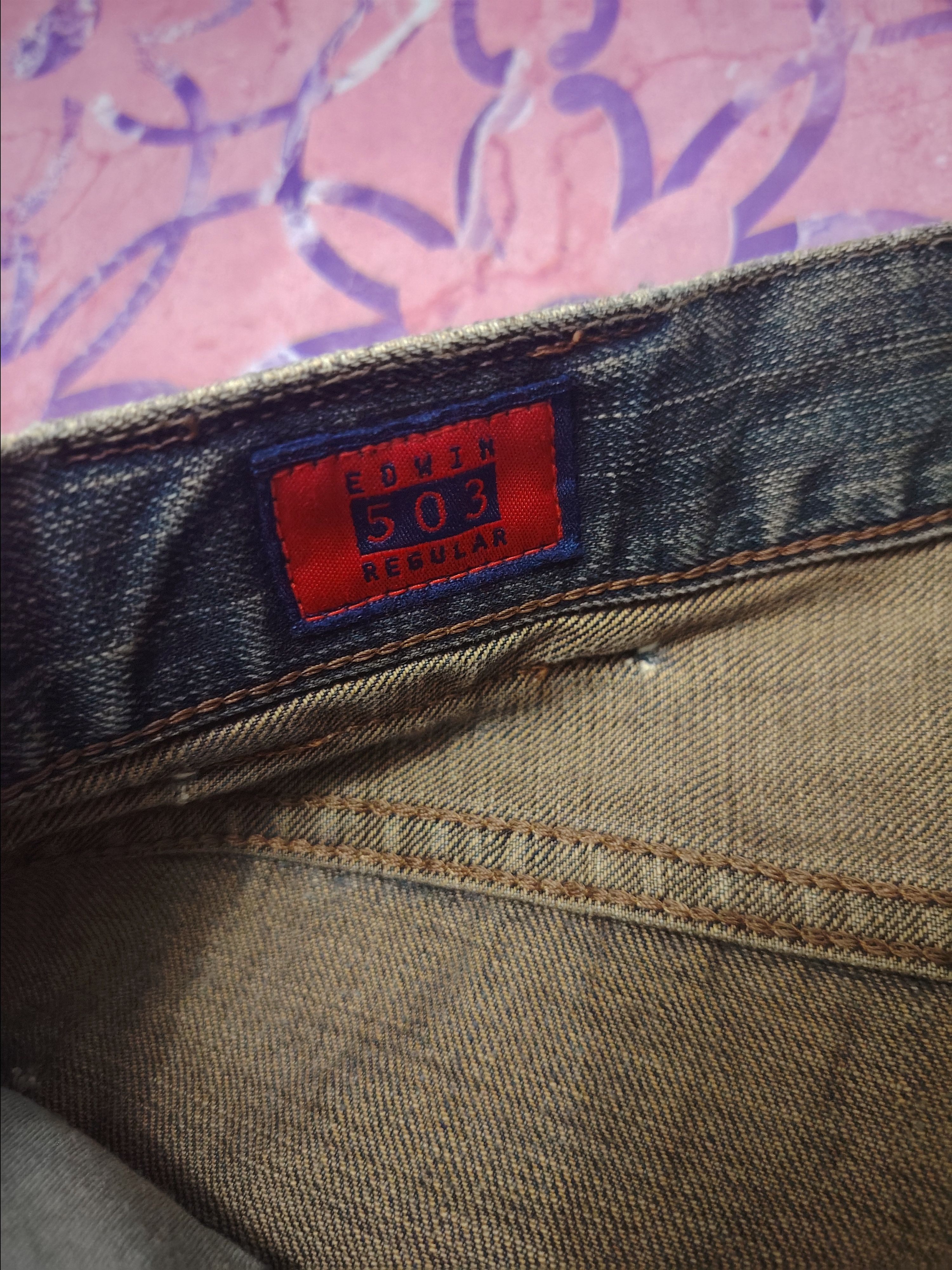 Edwin Japanese Edwin Studed Jeans Distressed Jeans Size US 31 - 8 Thumbnail