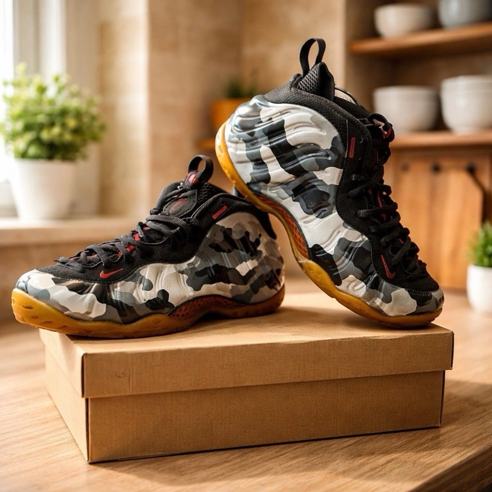 Nike Size 10.5 Nike 2013 Fighter Jet Foamposite One PRM OG BOX Size US 10.5 / EU 43-44 - 1 Thumbnail
