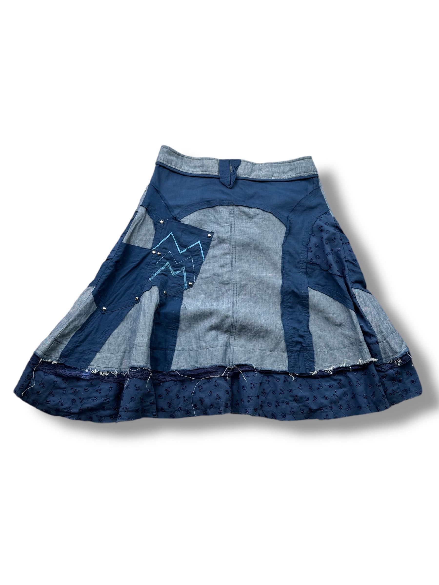 Vintage Y2K Flare Skirt(V124) Size 27" / US 4 / IT 40 - 5 Thumbnail
