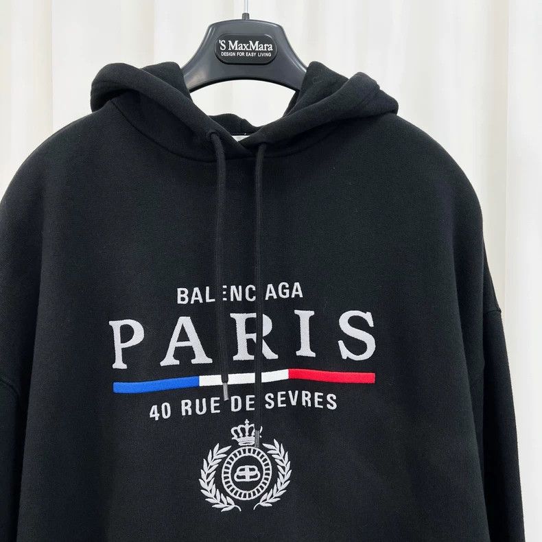 Other Balenciaga Embroidered Crown Letter Hoodie Size US XS / EU 42 / 0 - 3 Thumbnail