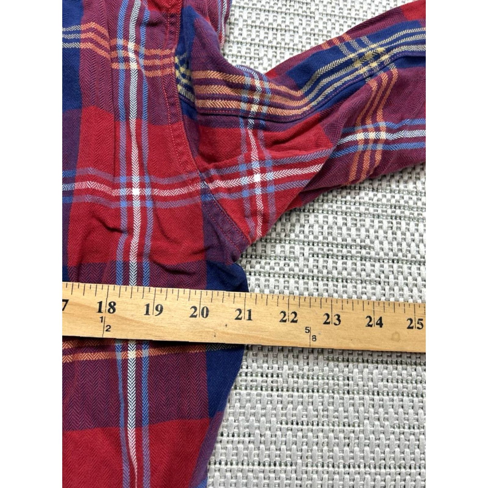 J.Crew J.Crew Shirt Mens Medium Red Blue Cotton Button Up Size US M / EU 48-50 / 2 - 6 Thumbnail