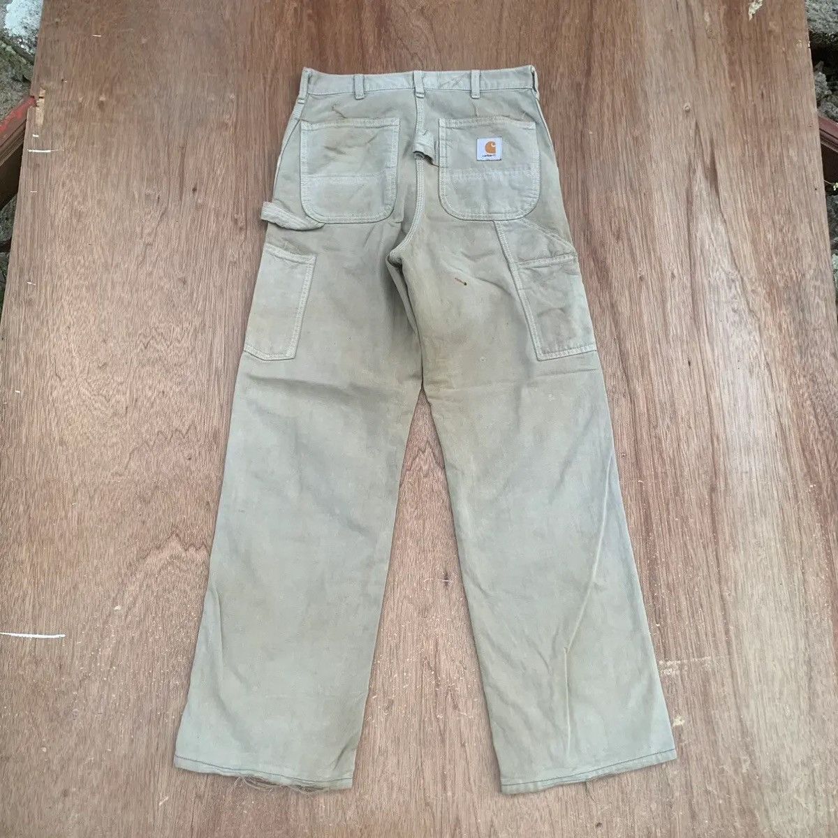 Carhartt CARHARTT TROUSERS RUSTY FADED WORK WEAR CARPENTER PANTS Size US 28 / EU 44 - 10 Thumbnail