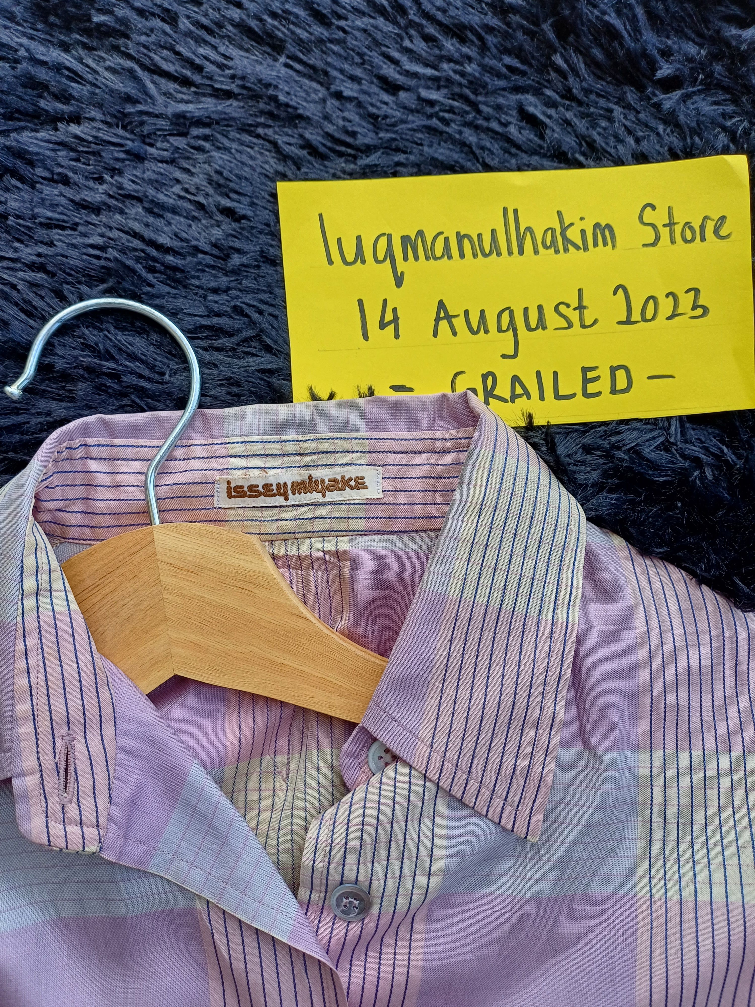Issey Miyake Rare Vintage 90s Issey Miyake Pattern Collar Shirt Size US S / EU 44-46 / 1 - 4 Thumbnail