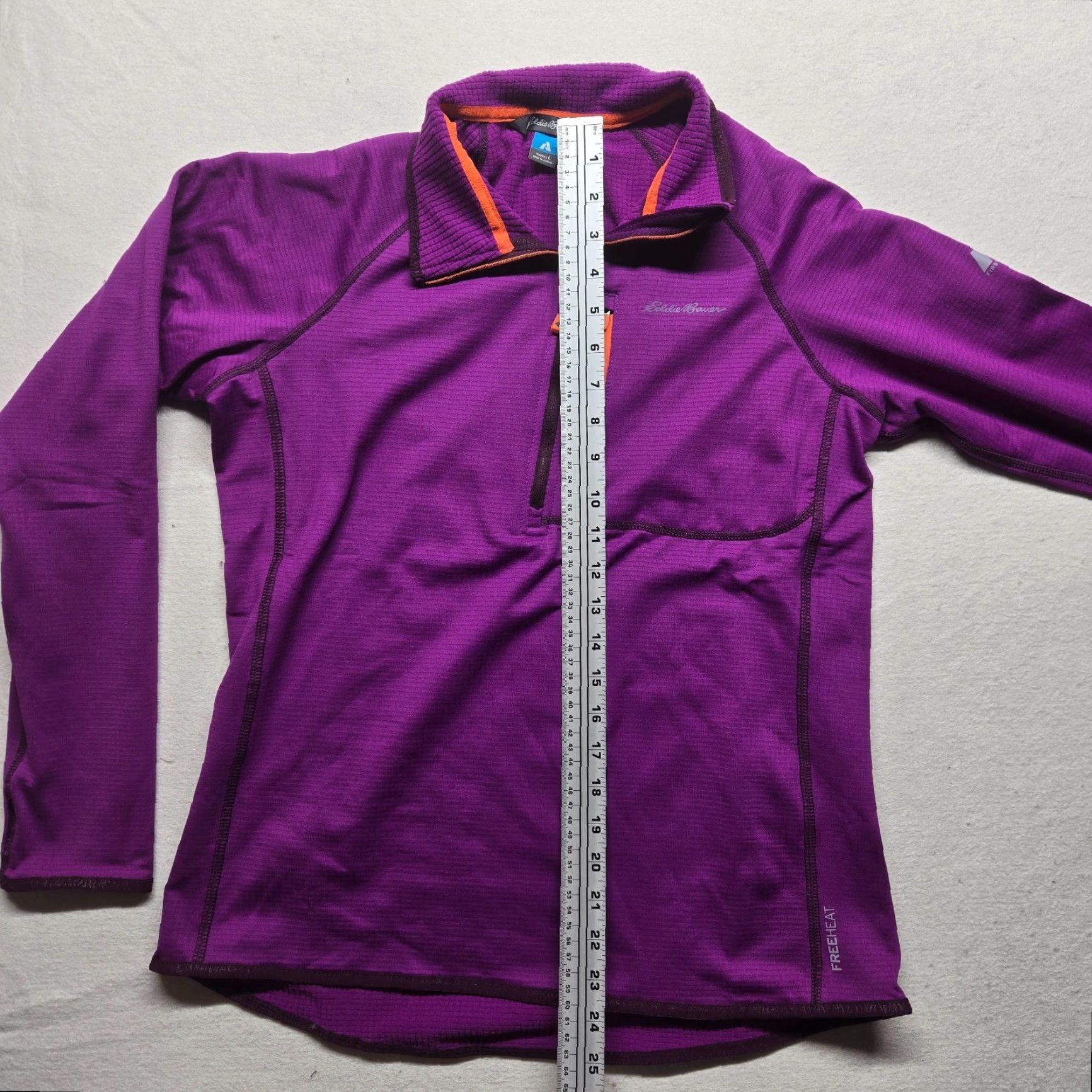Eddie Bauer VINTAGE Eddie Bauer Sweater Pullover Long Sleeve 1/4 Zip Casual All Seasons Womens Large Purple Size L / US 10 / IT 46 - 6 Thumbnail