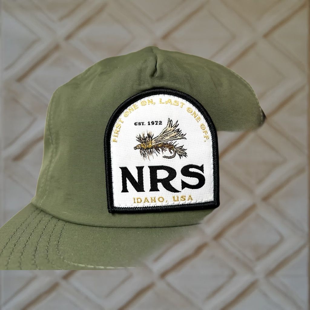 Vintage NWT Brist NRS Fly Fishing Rafting Snapback Hat One Size Green USA Size ONE SIZE - 1 Thumbnail