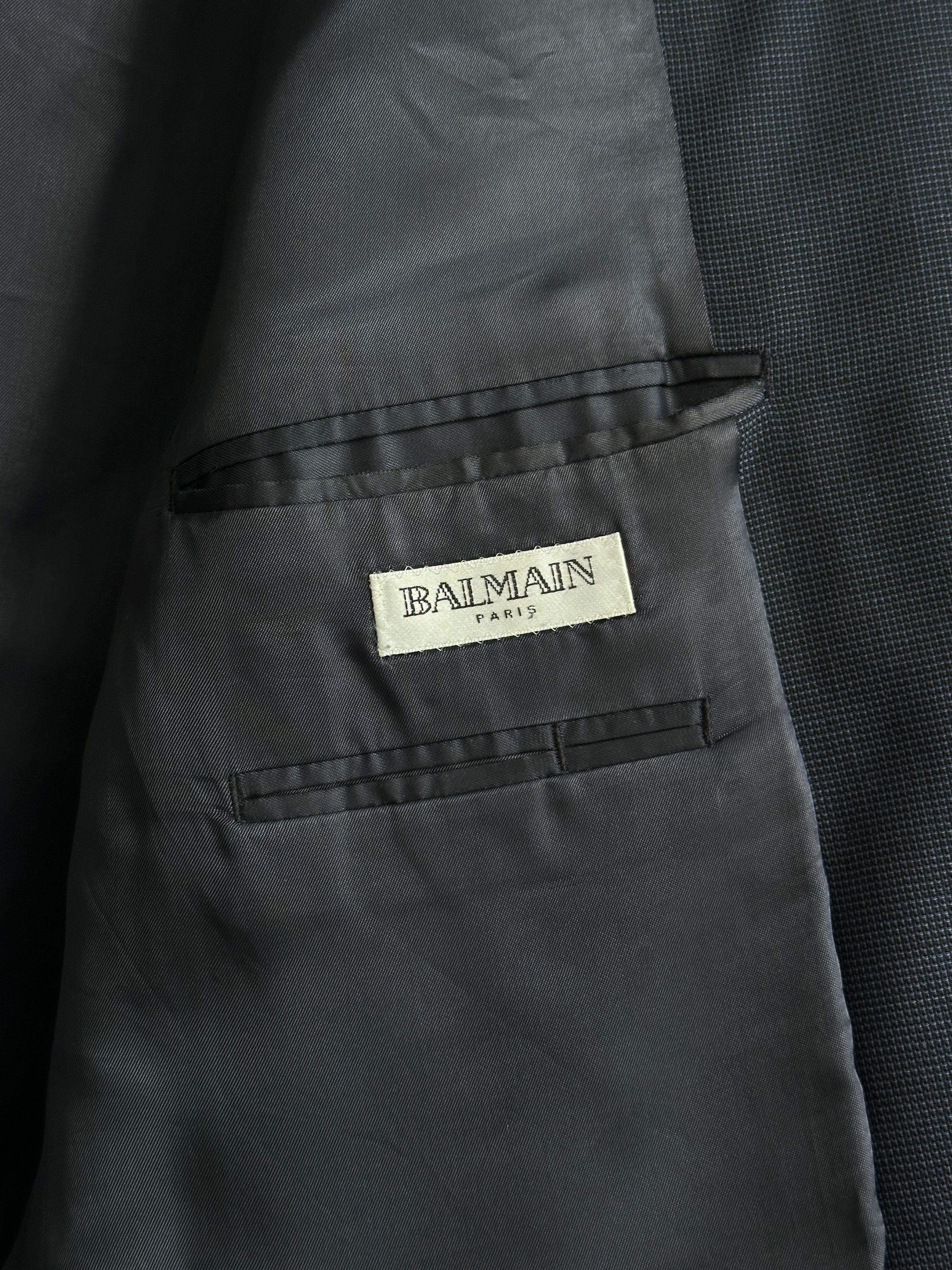 Balmain Balmain Paris Blue Blazer Jacket Size 40S - 9 Thumbnail