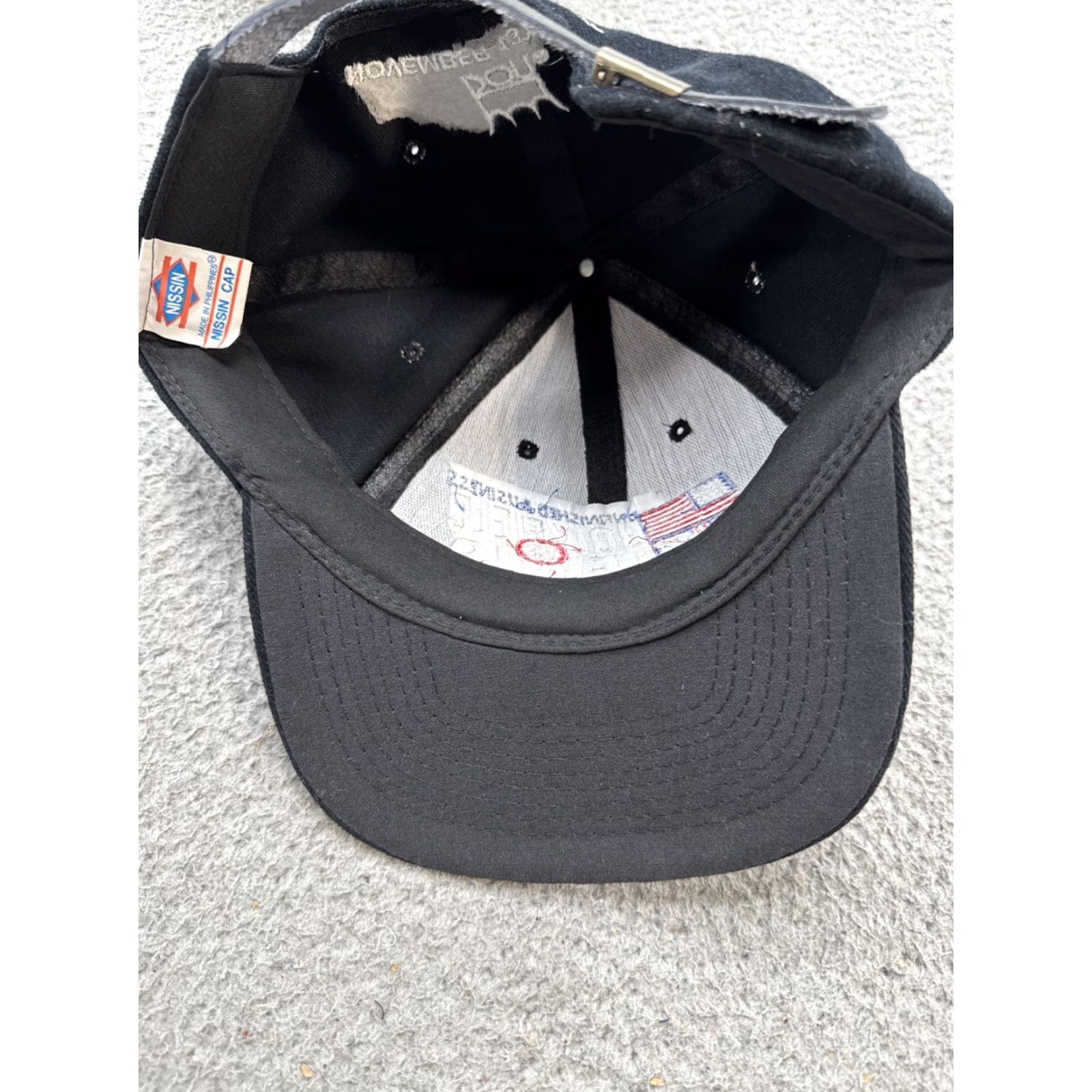 Vintage Nike Hat Cap Men Black Strapback Hat VTG Holyfield Vs Lewis The Search For The Truth? Size ONE SIZE - 6 Thumbnail