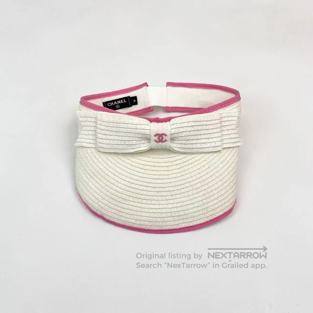 Chanel Chanel Size M Bow straw sun hat| Size ONE SIZE - 2 Thumbnail