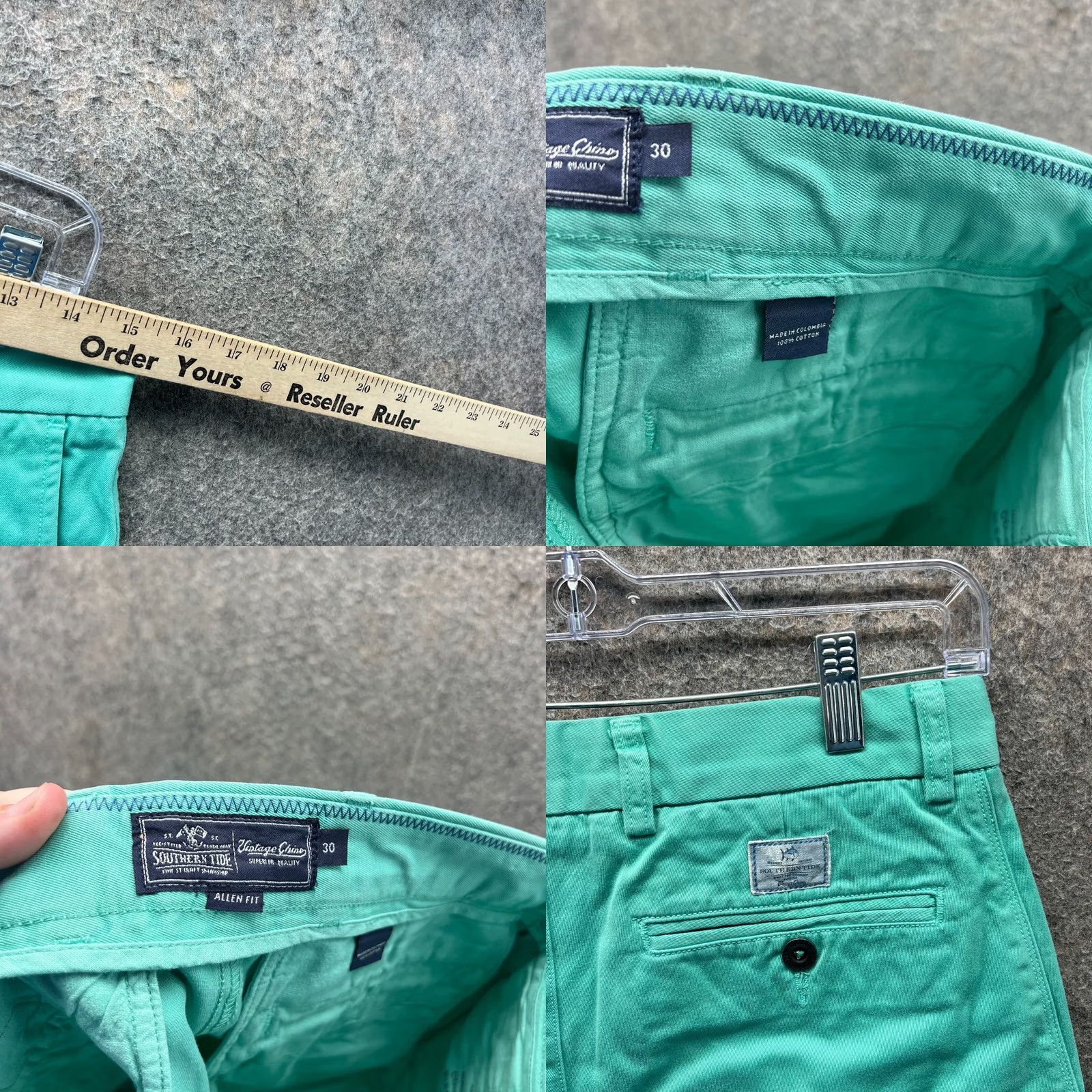 Southern Tide VINTAGE Southern Tide Shorts Mens 30 Chino Flat Front Canvas Cotton Blue N/A (adjusted) Size US 30 / EU 46 - 8 Thumbnail
