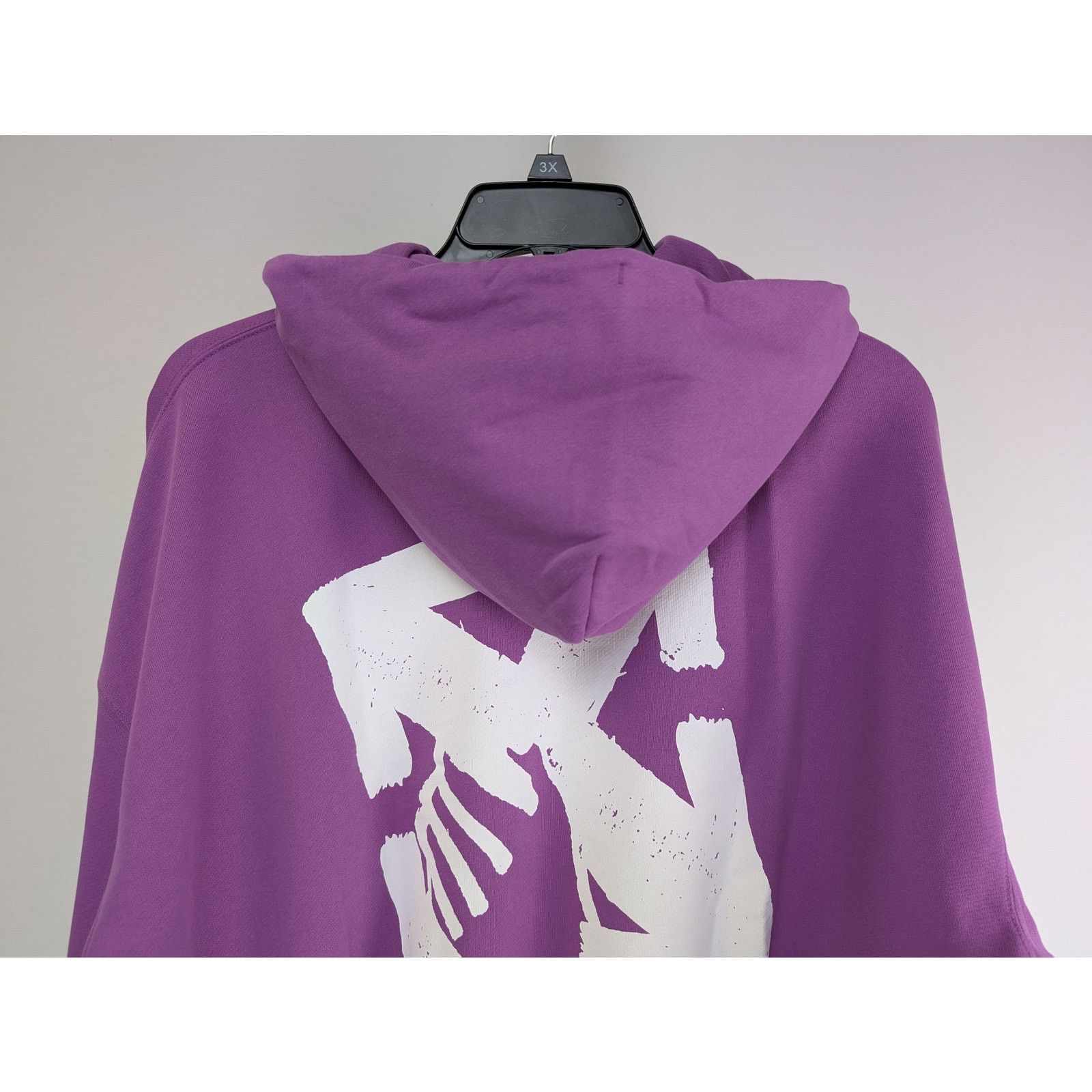 Off-White o1rshd1 Hand Arrow Boxy Hoodie in Orchid/White Size US S / EU 44-46 / 1 - 7 Thumbnail