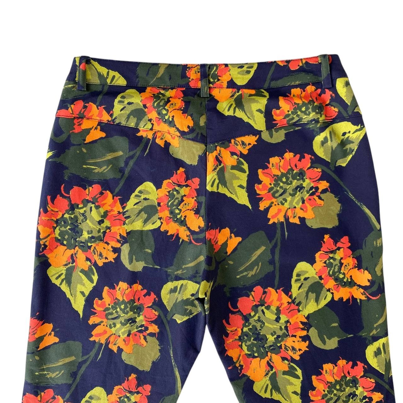 Junko Shimada JUNKO SHIMADA FLORAL CROPPED PANT W29 Size US 29 - 6 Thumbnail