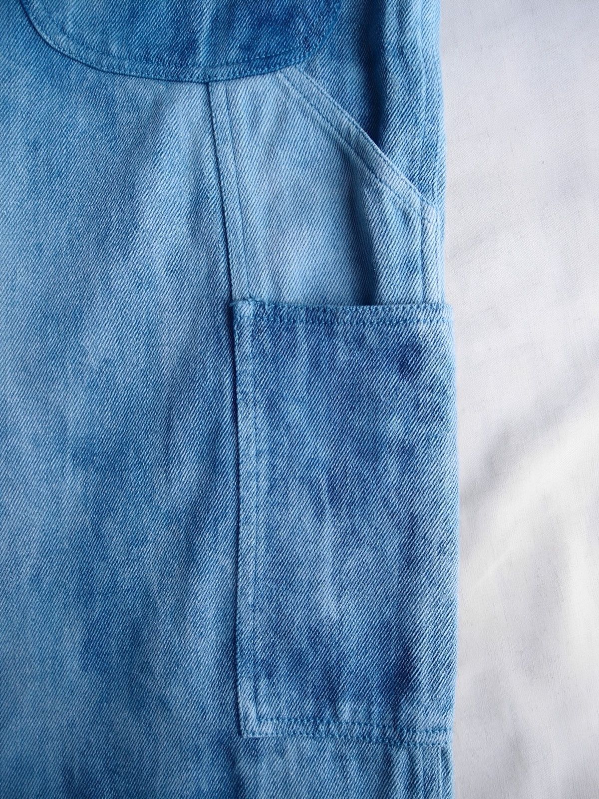 Elleme ELLEME Paris Bleached Denim Cargo Pants Washed Finish Size 26" / US 2 / IT 38 - 8 Thumbnail