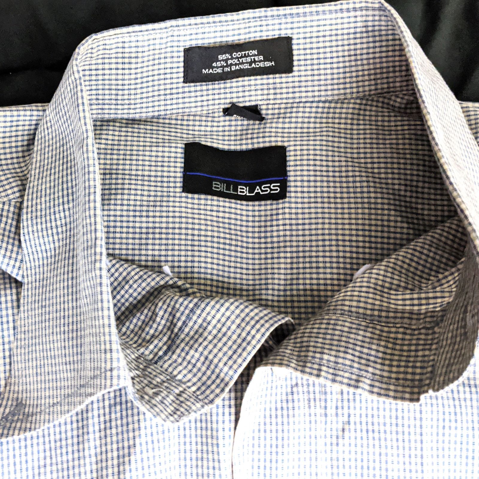 Bill Blass Bill Blass Men's Classic Fit Button Up Shirt Large Gray Size US L / EU 52-54 / 3 - 4 Thumbnail