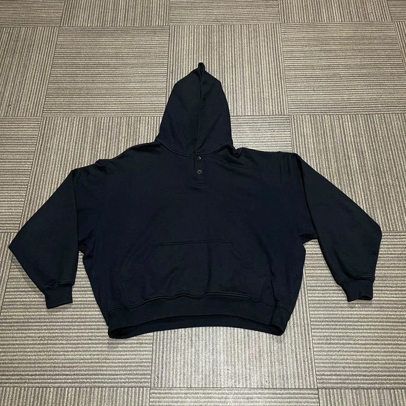 Fear of God Fear of God Season 6 Henley Hoodie - dmc Size US M / EU 48-50 / 2 - 1 Thumbnail