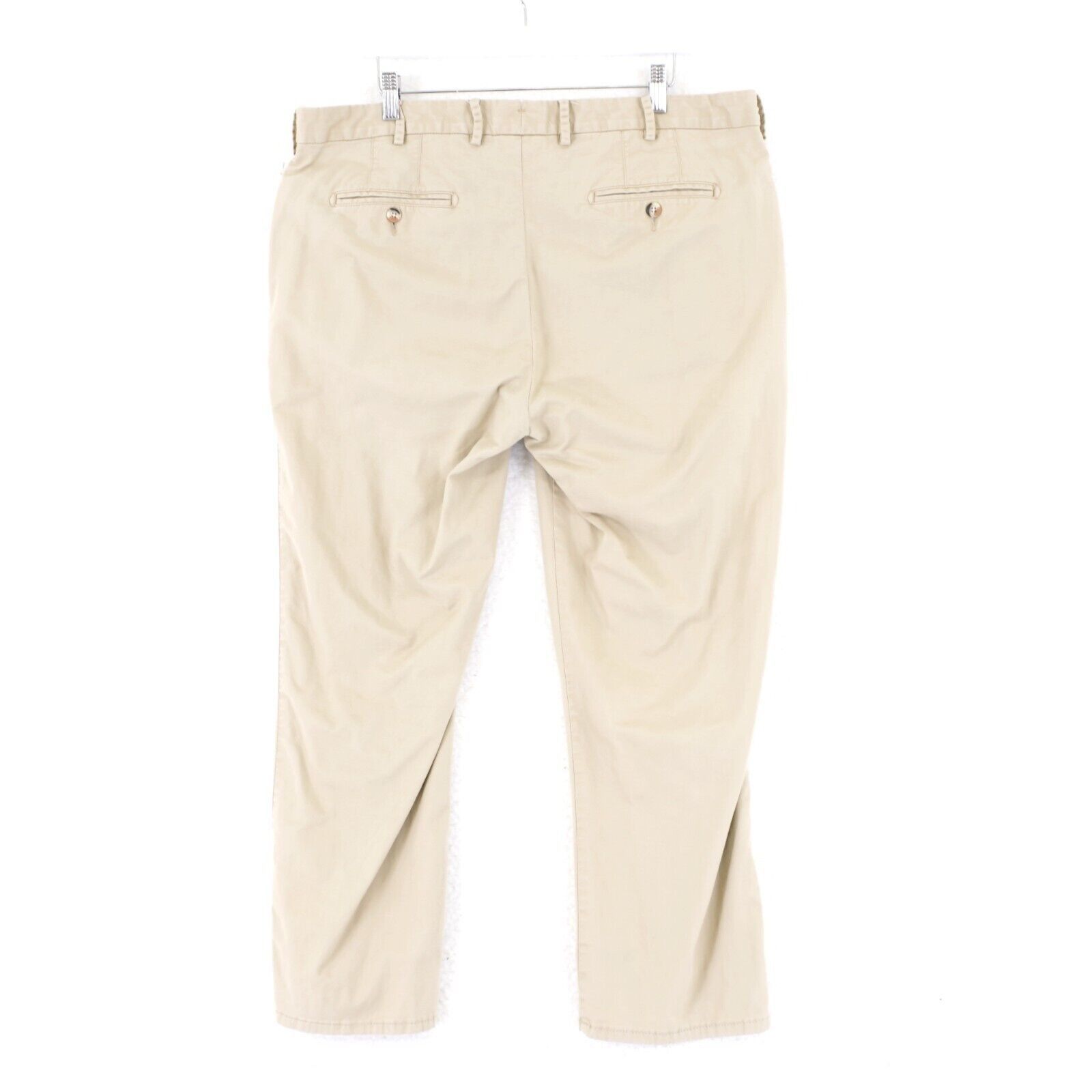 Peter Millar Peter Millar Tan Cotton Chino Pants 38/27 Mid Rise Flat Fron Size US 38 / EU 54 - 5 Thumbnail