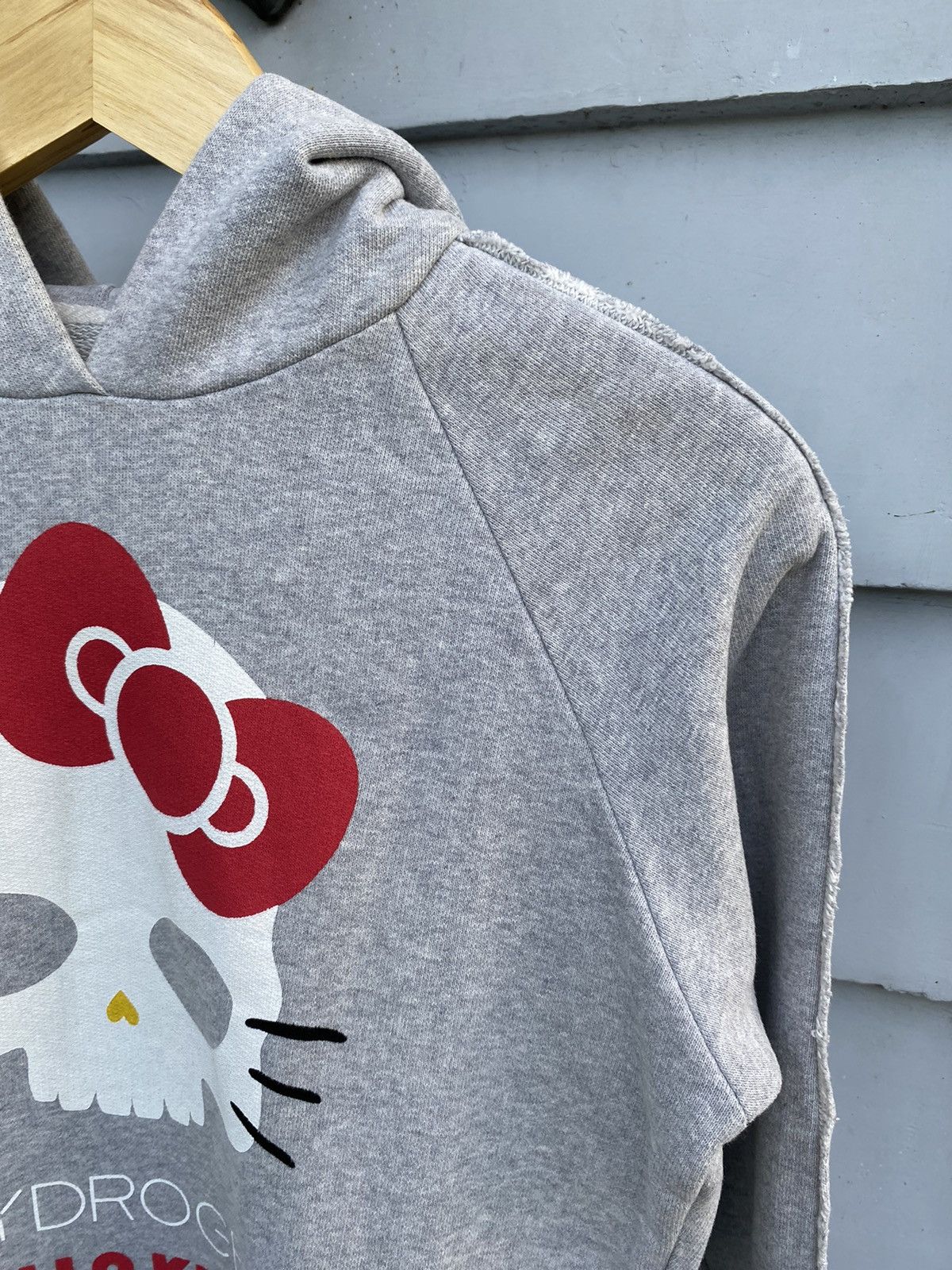 HYDROGEN HydrogenXSanrio Hello Kitty MadeInRomania Distressed Hoodie Size S / US 4 / IT 40 - 4 Thumbnail