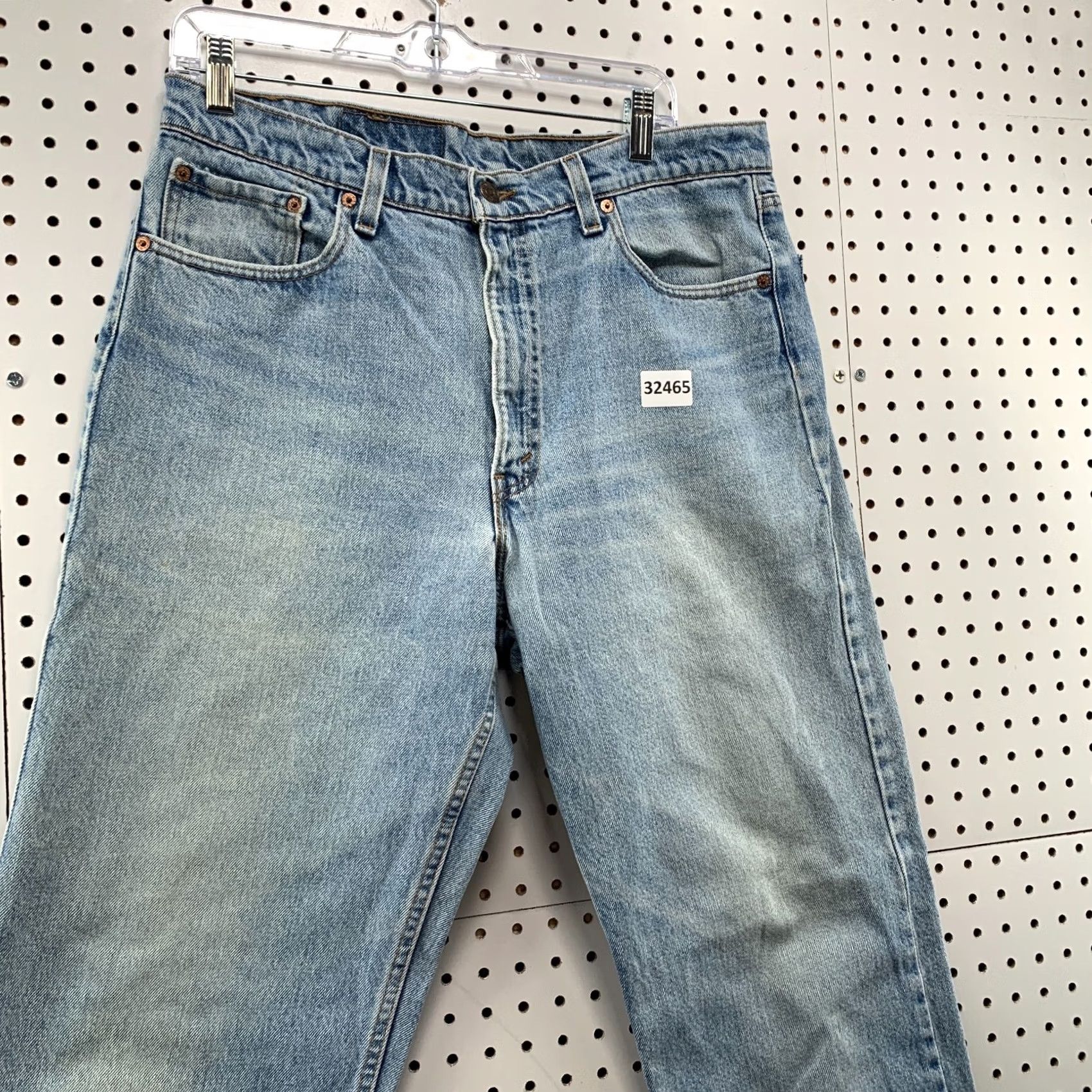 Levi's VINTAGE Levis 550 Jeans Men 36x32 Fits 35x30.5 Blue Denim Relaxed Made USA 90s Size US 36 / EU 52 - 4 Thumbnail