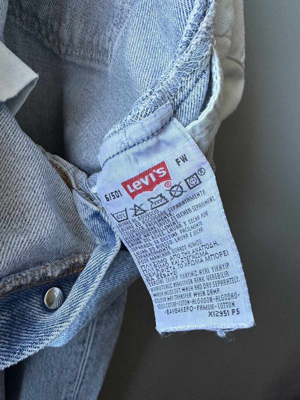 Levi's Vintage Levis Denim Jeans Size 28 x 32 Size 25" / US 0 / IT 36 - 9 Thumbnail