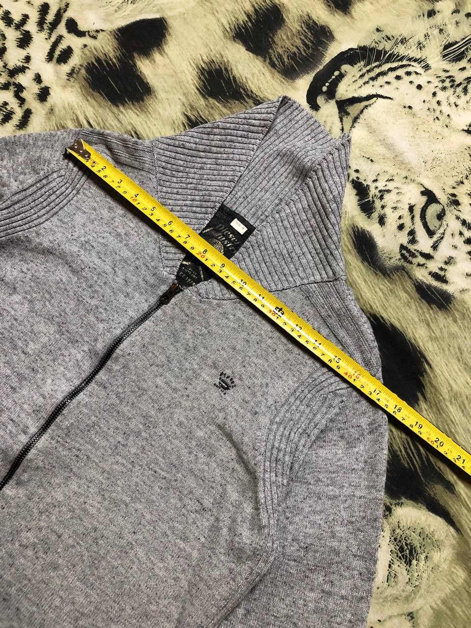 Diesel Diesel logo Y2K hoodie zip vintage gray streetwear size M Size US M / EU 48-50 / 2 - 9 Thumbnail