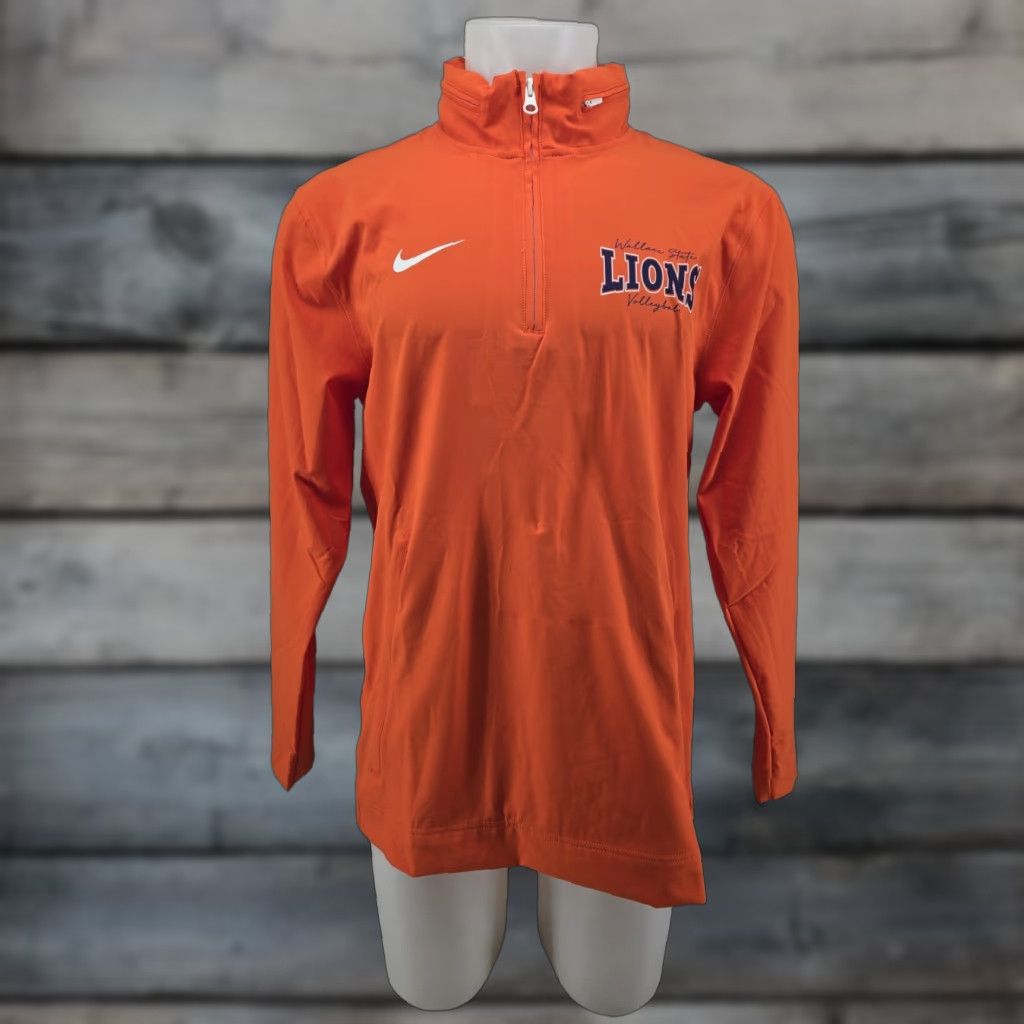 Nike Nike Wallace State Valleyball Windbreaker Shirt Mens Sz Small Orange 1/4 Zip L/S Size US S / EU 44-46 / 1 - 1 Thumbnail