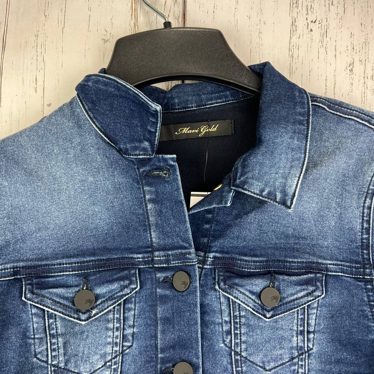 Mavi Mavi Small Cropped Slim Fit Stretchable Denim Jeans Jacket Size S / US 4 / IT 40 - 3 Thumbnail