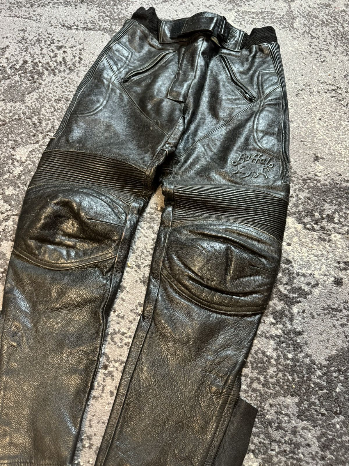 If Six Was Nine × Vintage Vintage Y2K Leather Opium Motorcycle Owens Style Pants Size US 32 / EU 48 - 4 Thumbnail
