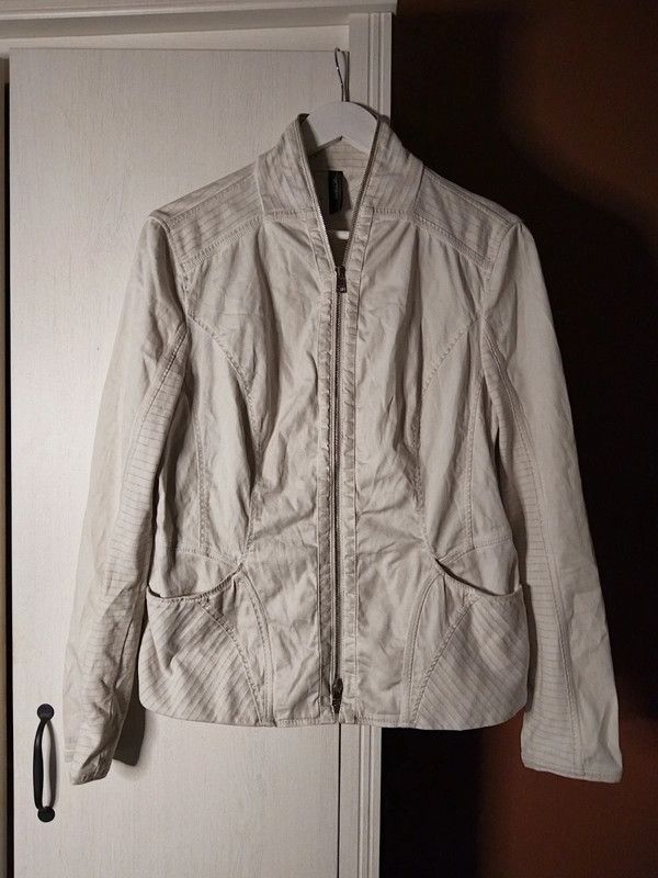 Other Marc Cain white grey jacket avant garde Size M / US 6-8 / IT 42-44 - 1 Thumbnail