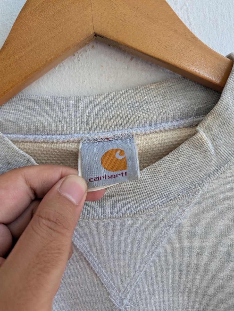 Carhartt CARHATT embroidered logo sweatshirts pullover Size US XL / EU 56 / 4 - 4 Thumbnail