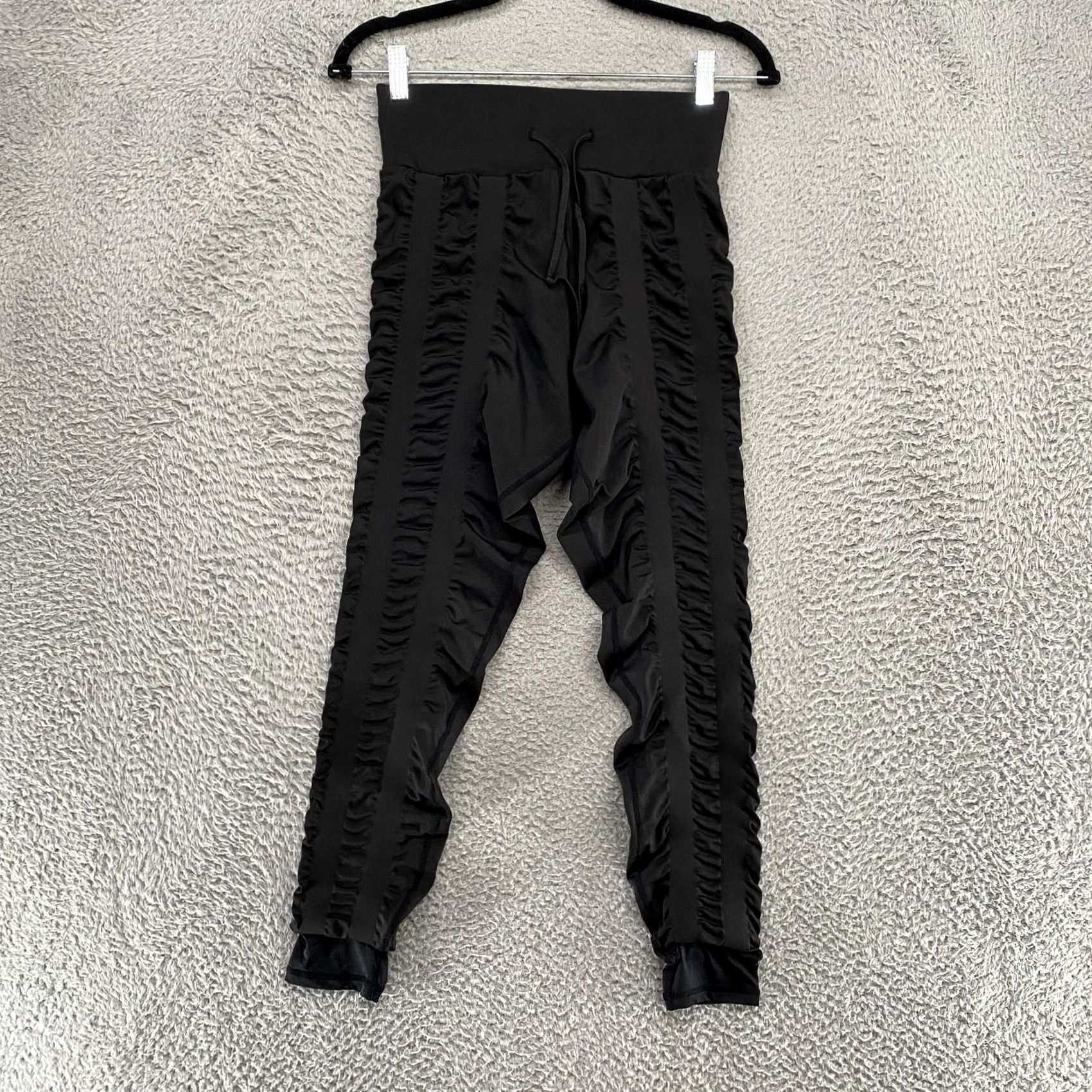 Vintage VINTAGE SKINNIFY Leggings Womens Large Black High Rise Ruched Harem Shaping Jogger Size 36" / US 14 / IT 50 - 2 Thumbnail
