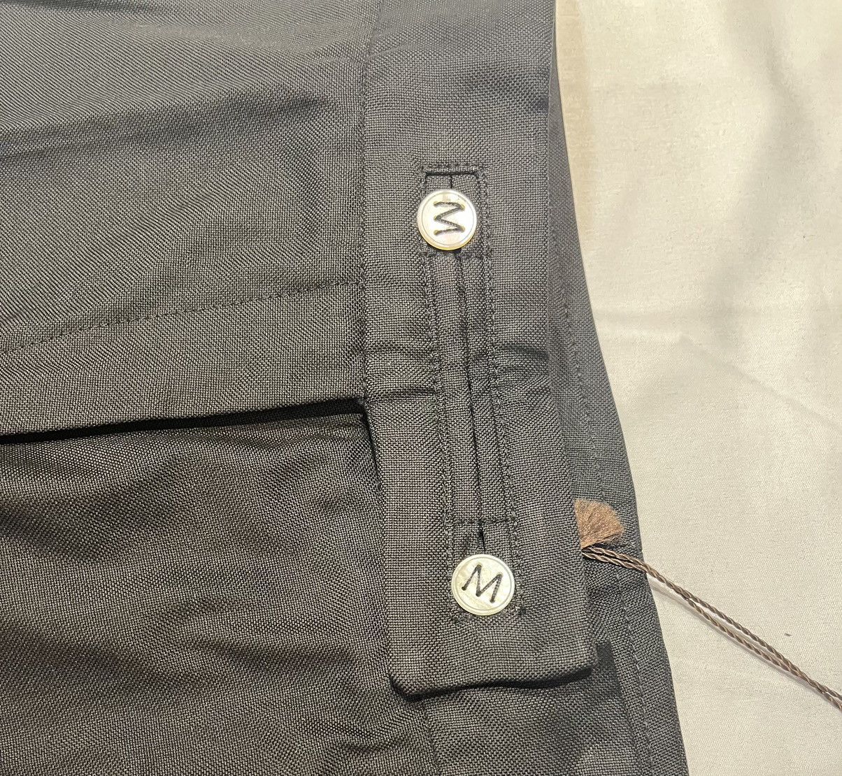 Moncler × Vintage Moncler Ladies’ Black Cotton Trouser Pants Unworn Y2K Size 27" / US 4 / IT 40 - 3 Thumbnail