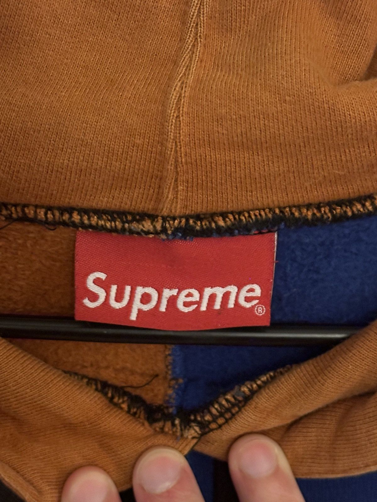 Supreme Supreme Tricolor Hooded Sweatshirt Size US L / EU 52-54 / 3 - 7 Thumbnail
