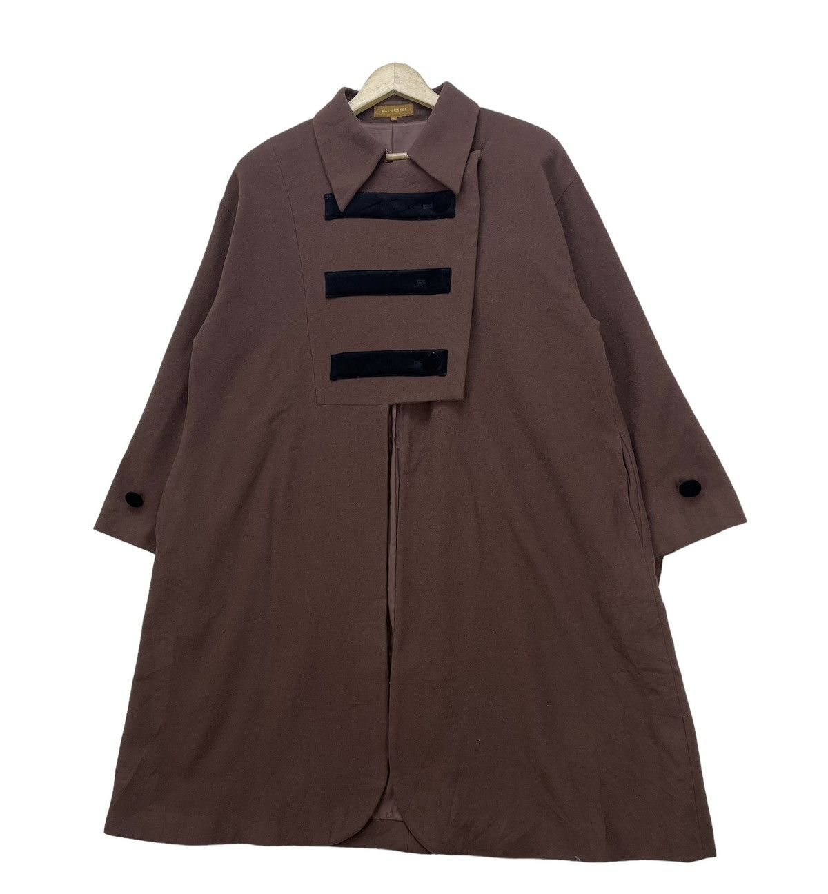 Japanese Brand × Lancel × Vintage Vintage Lancel Paris Long Coat Jacket Size M / US 6-8 / IT 42-44 - 3 Thumbnail