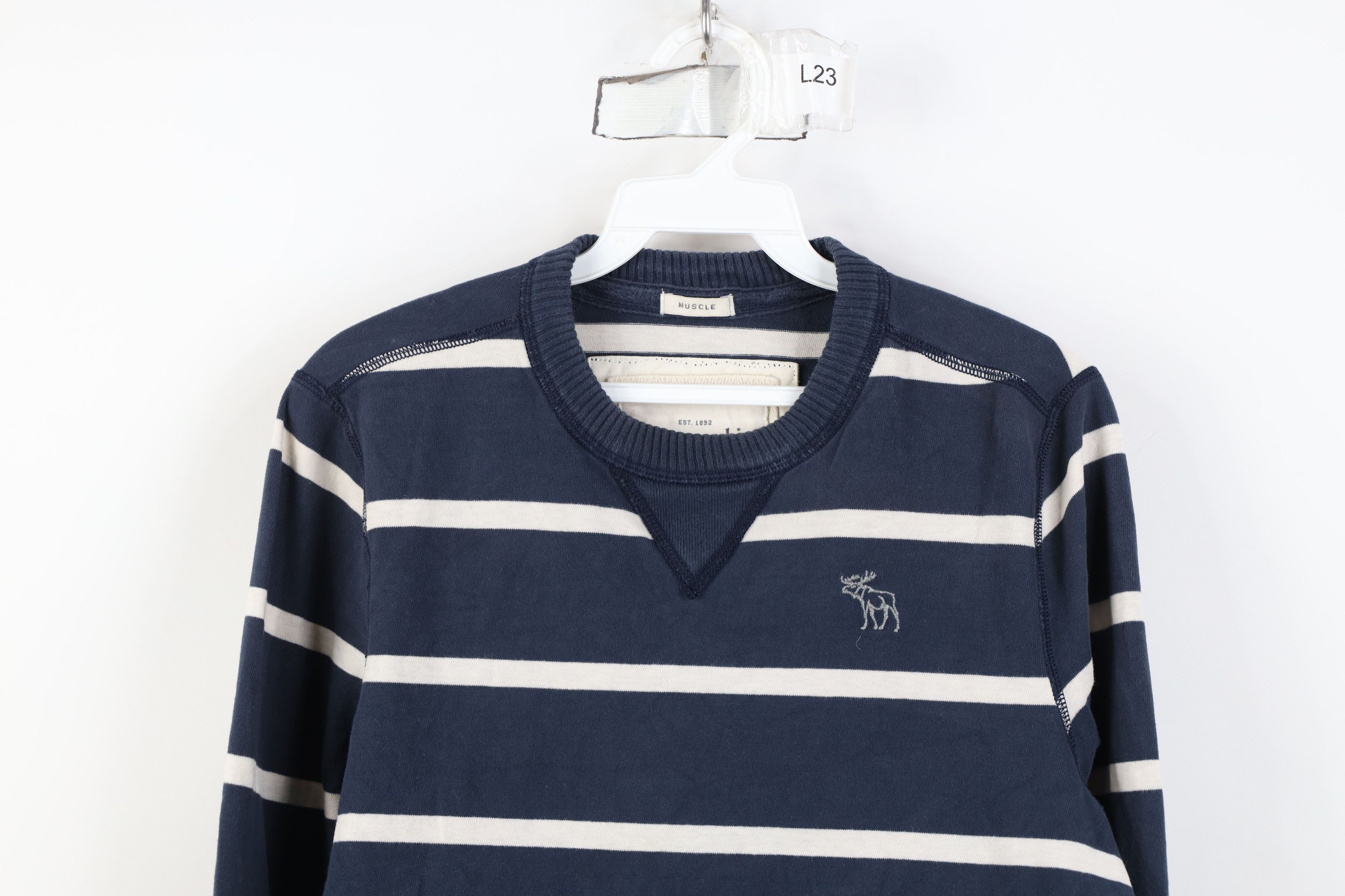Abercrombie & Fitch Vintage 90s Y2K Abercrombie & Fitch Knit Long Sleeve T-Shirt Size US M / EU 48-50 / 2 - 2 Thumbnail