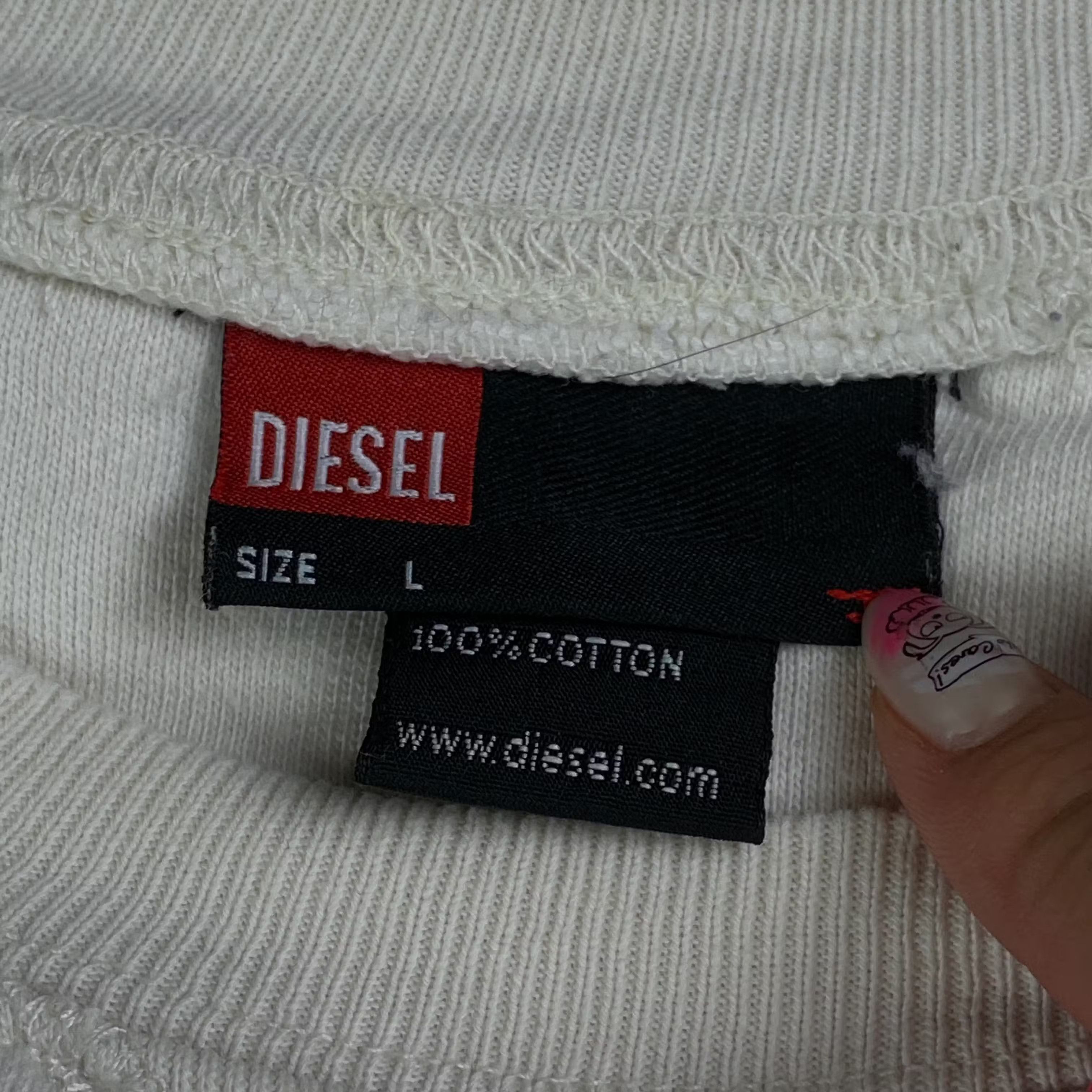 Diesel × Vintage Mens Sweatshirt Diesel Vintage Big Print Size L Size US L / EU 52-54 / 3 - 4 Thumbnail