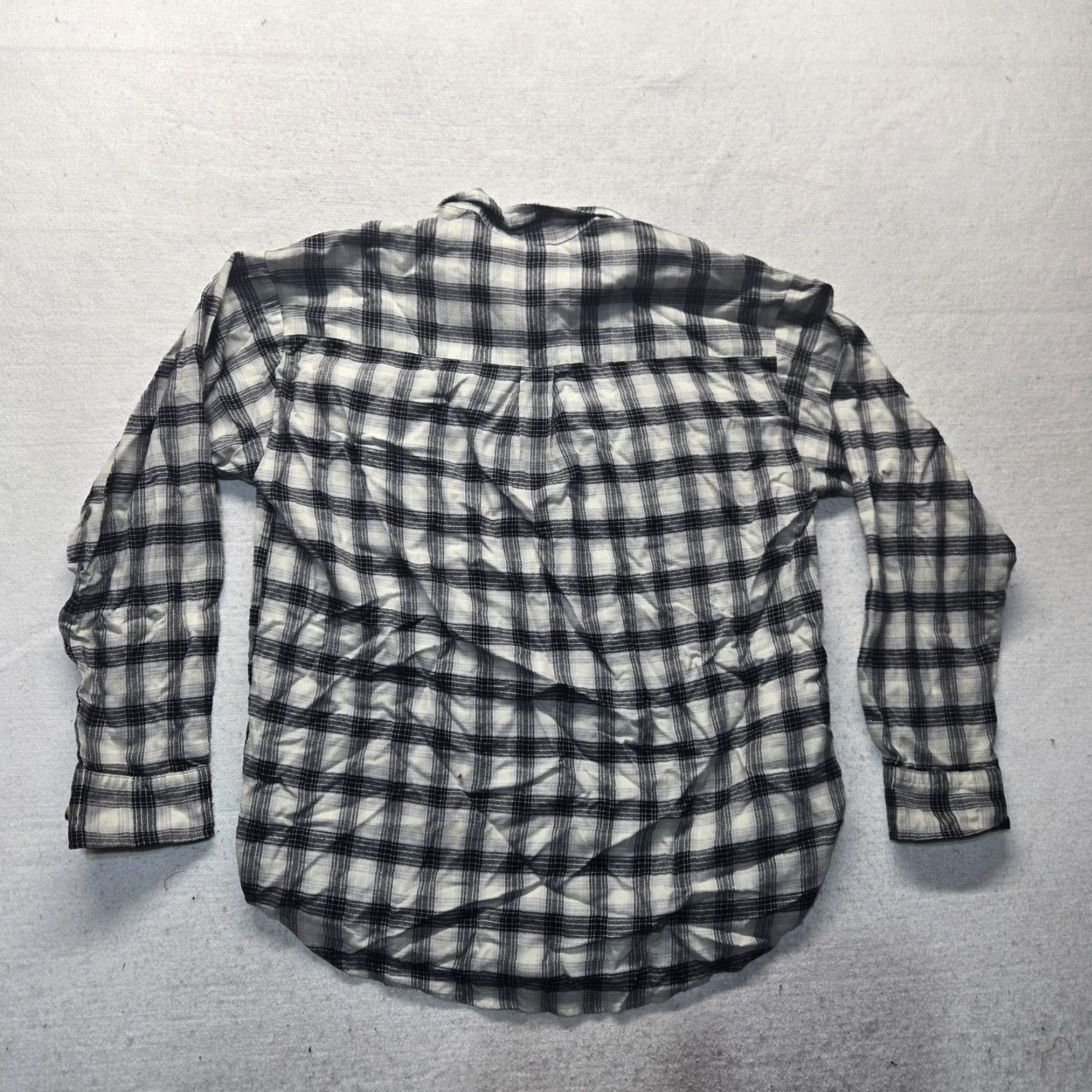 Vintage VINTAGE Timber Trail Plaid Button-Up Shirt Long Sleeve Adult Men Size XL Black Checkered Casual Outdoor Size US XL / EU 56 / 4 - 7 Thumbnail